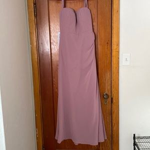 Azazie vintage mauve dress
